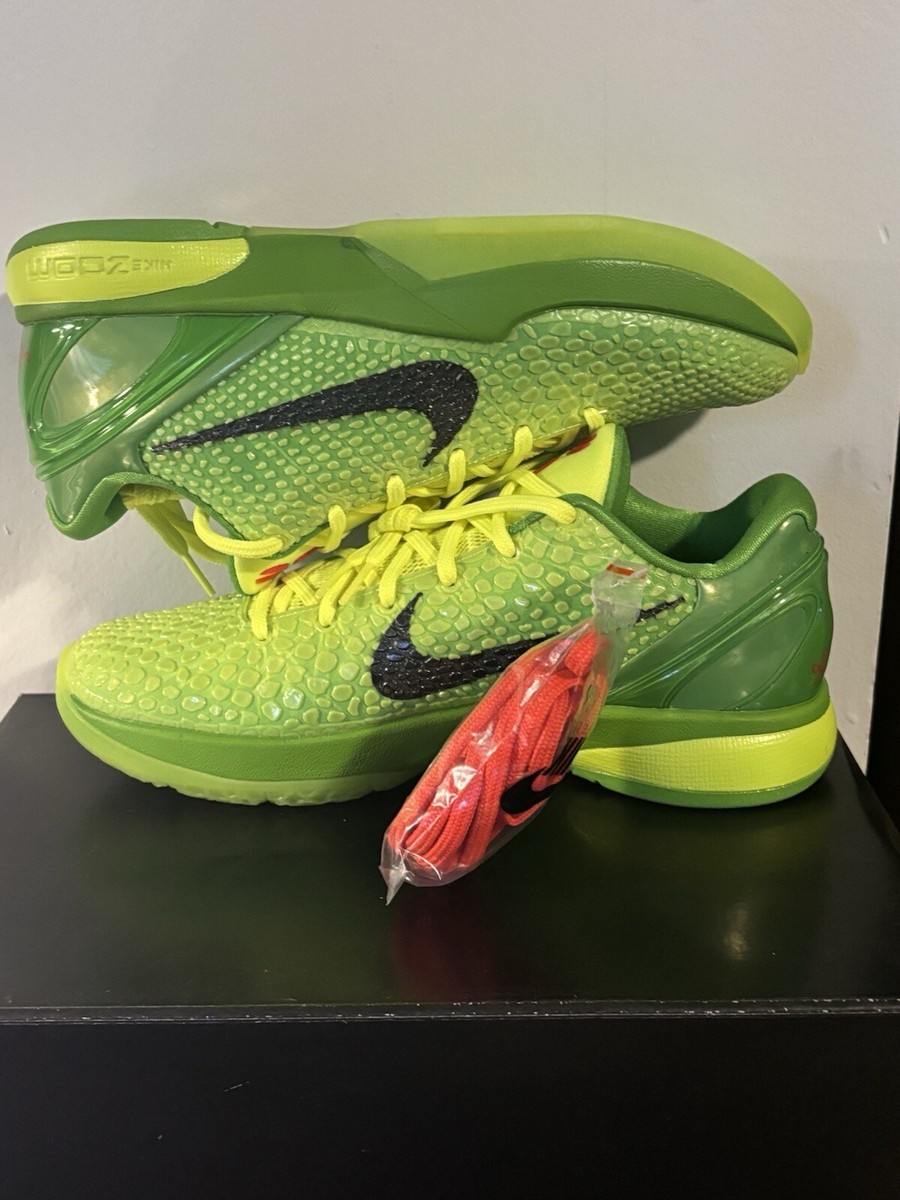 Nike Zoom Kobe VI 6 Protro Grinch 2020 Size 9 Men (CW2190-300) | eBay