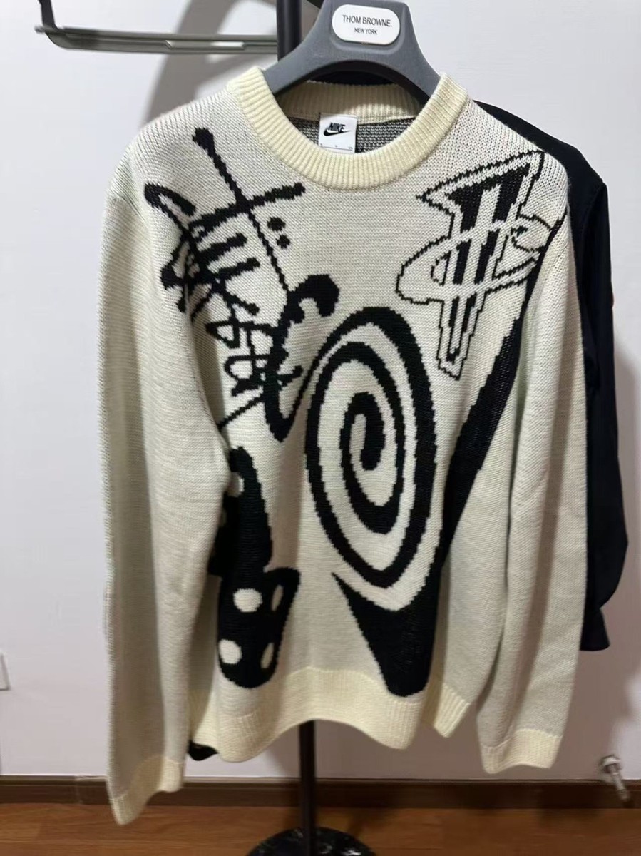 NWT STÜSSY x Nike ICON Knit Sweater in Size S-XL Unisex DR2893-238