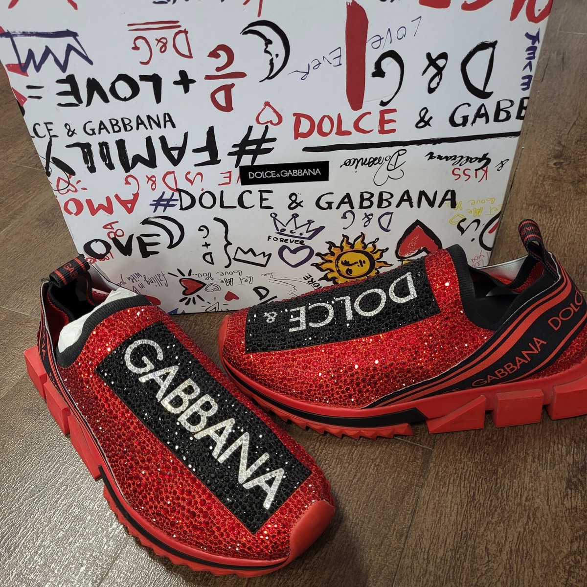 Dolce & Gabbana Red US Shoe Size 38/7 Sneakers | eBay