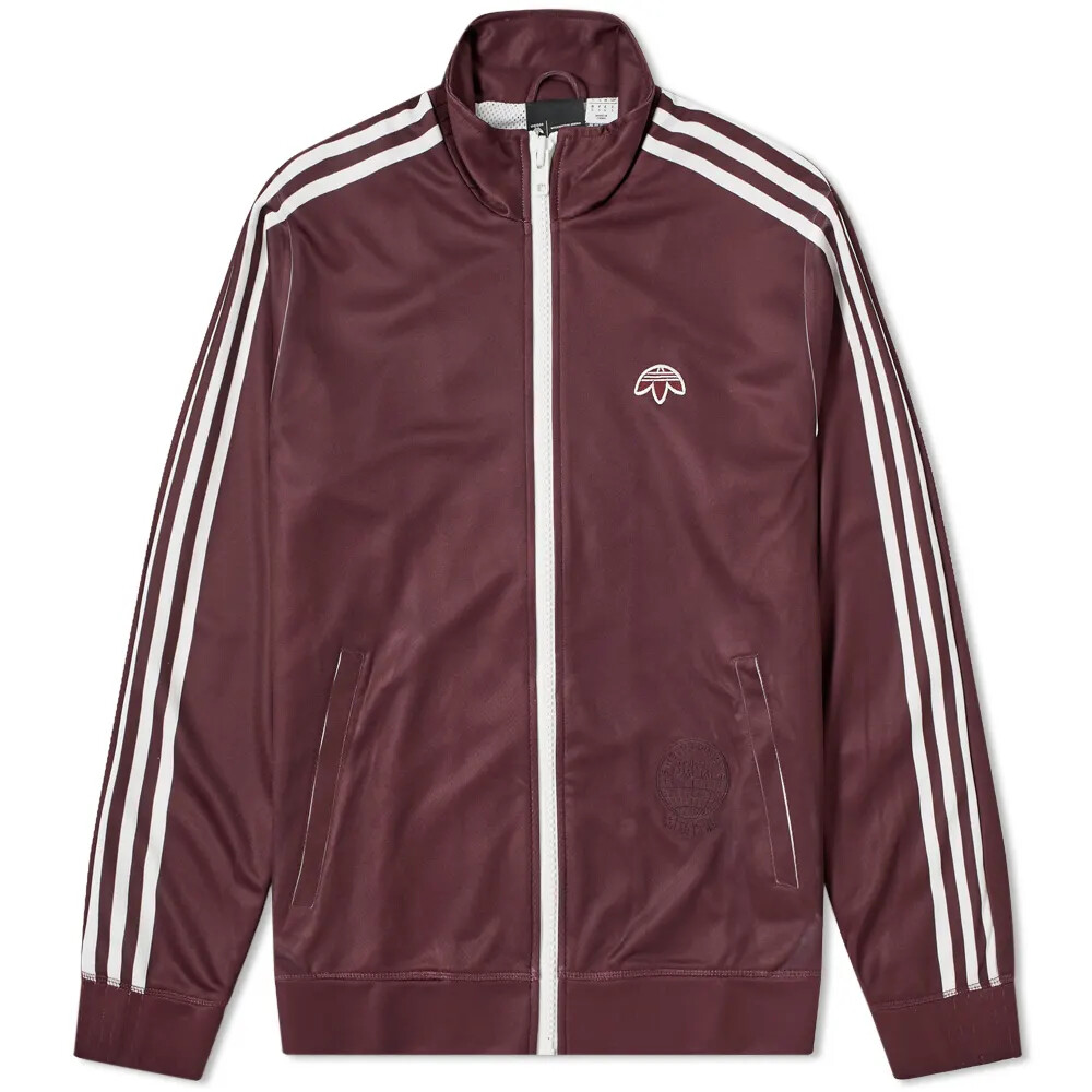 ADIDAS ORIGINALS BY ALEXANDER WANG TRACK TOP MAROON ORANGE MENS SZ