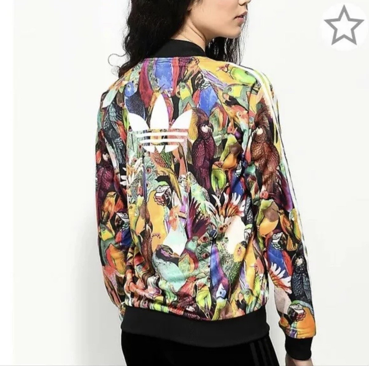 Adidas X Farm Rio Passaredo Trefoil Tropical Bird Jacket Superstar