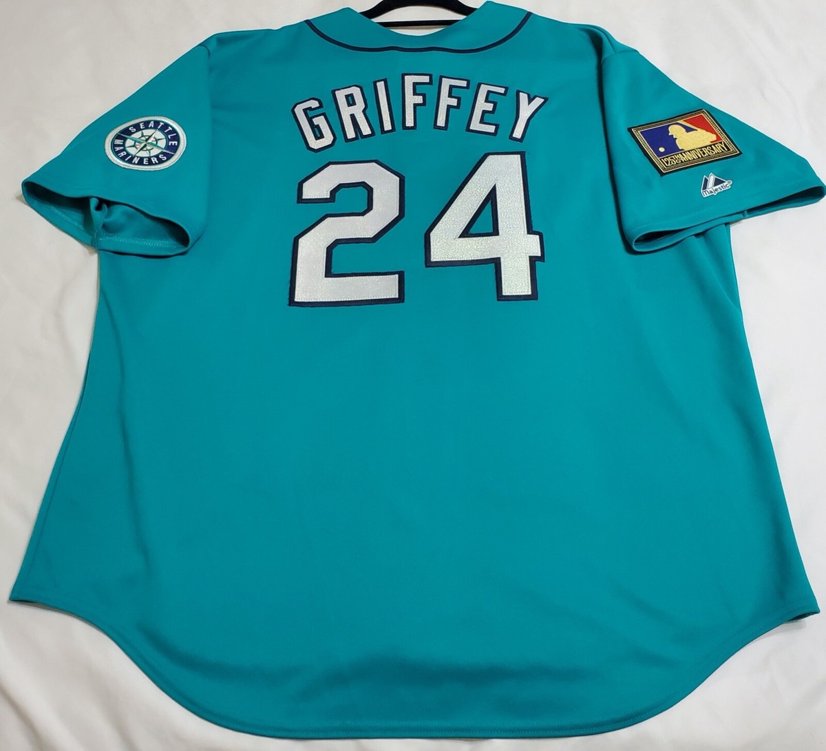 Majestic 2XL Seattle Mariners TEAL KEN GRIFFEY JR. Jersey | eBay