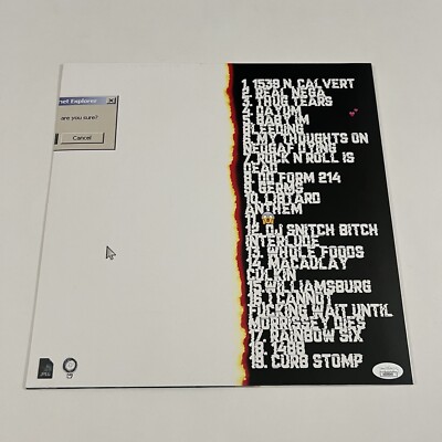 JPEGMAFIA SIGNED VETERAN VINYL RECORD WITH JSA COA | eBay