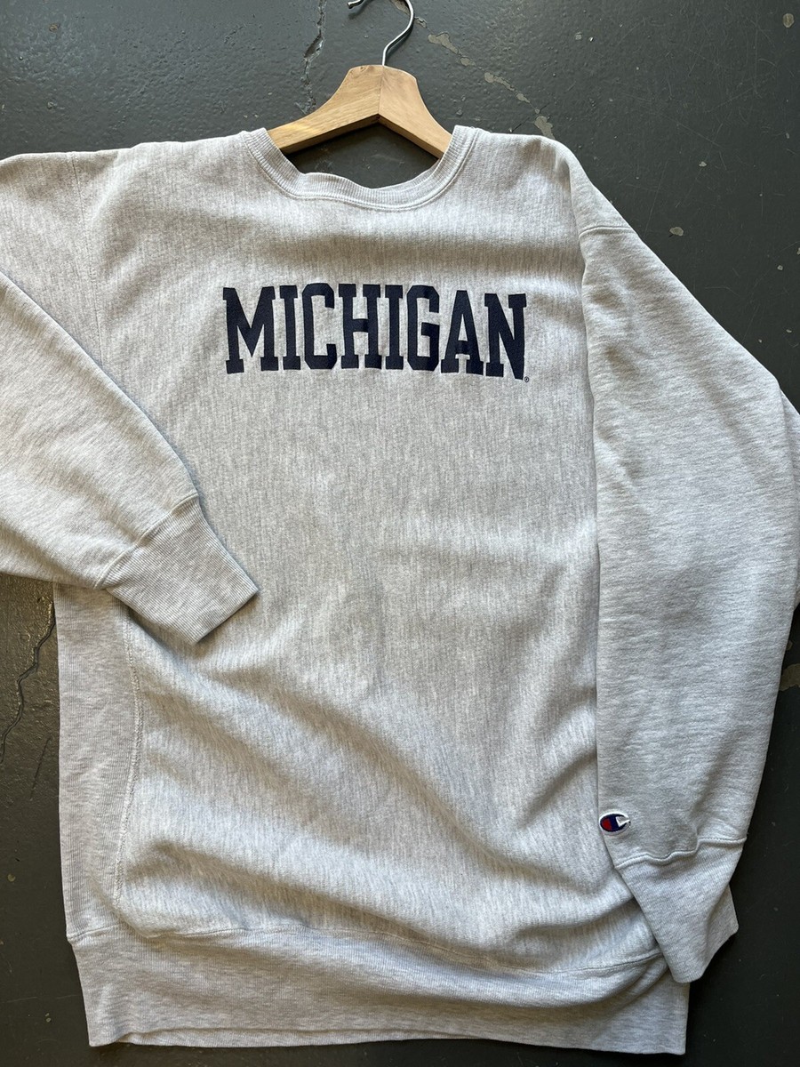 Vintage 🔥 '90's Champion Michigan Reverse Weave Sweatshirt Men's
