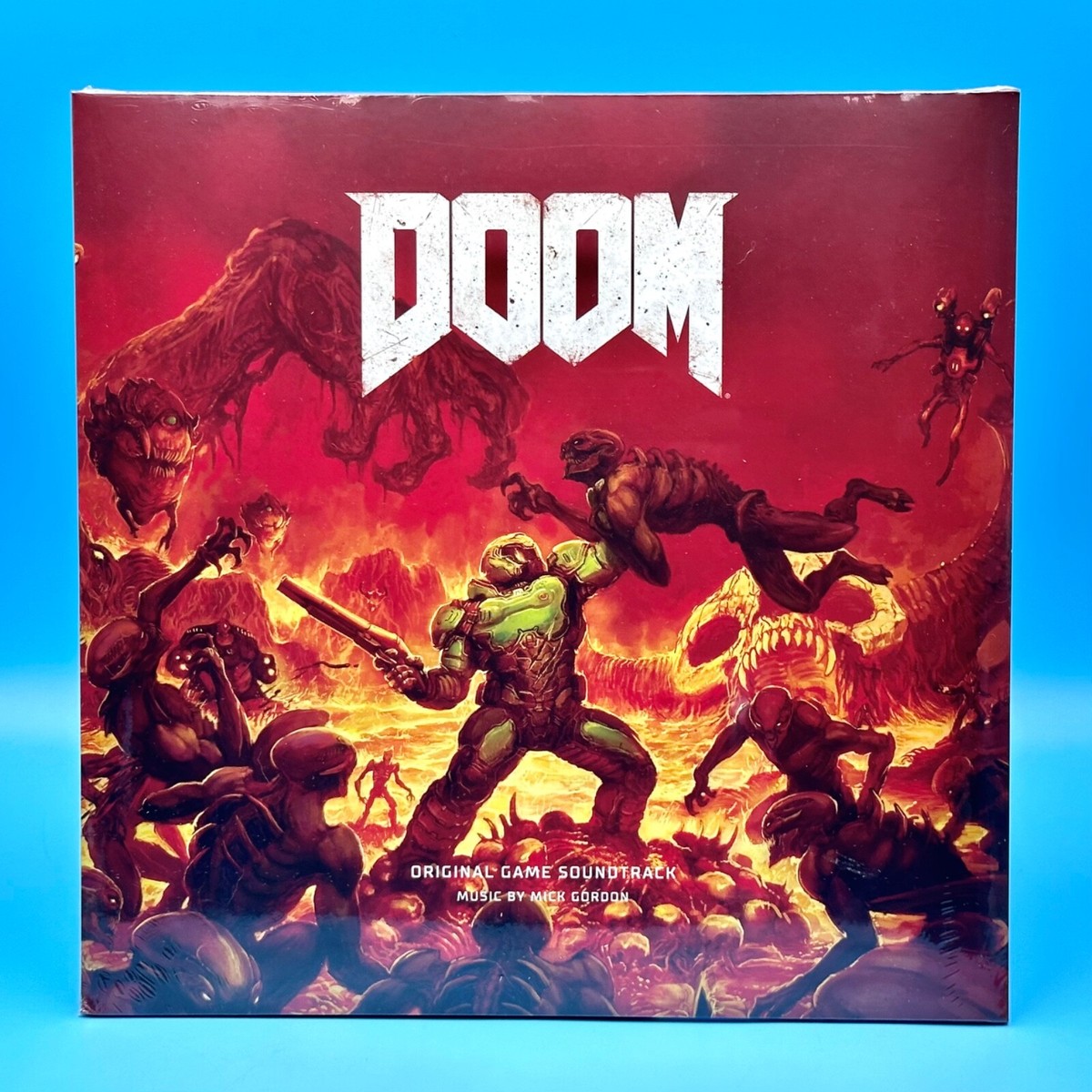 Doom Deluxe Double Vinyl Soundtrack 2 LP Cacodemon Red Record OST