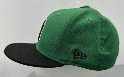 New York NY Yankees New Era 59Fifty Fitted Hat GREEN/BLACK