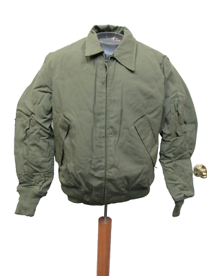 US CVC Tanker Jacket Cold Weather OD 1989 Medium Long ISRATEX 100