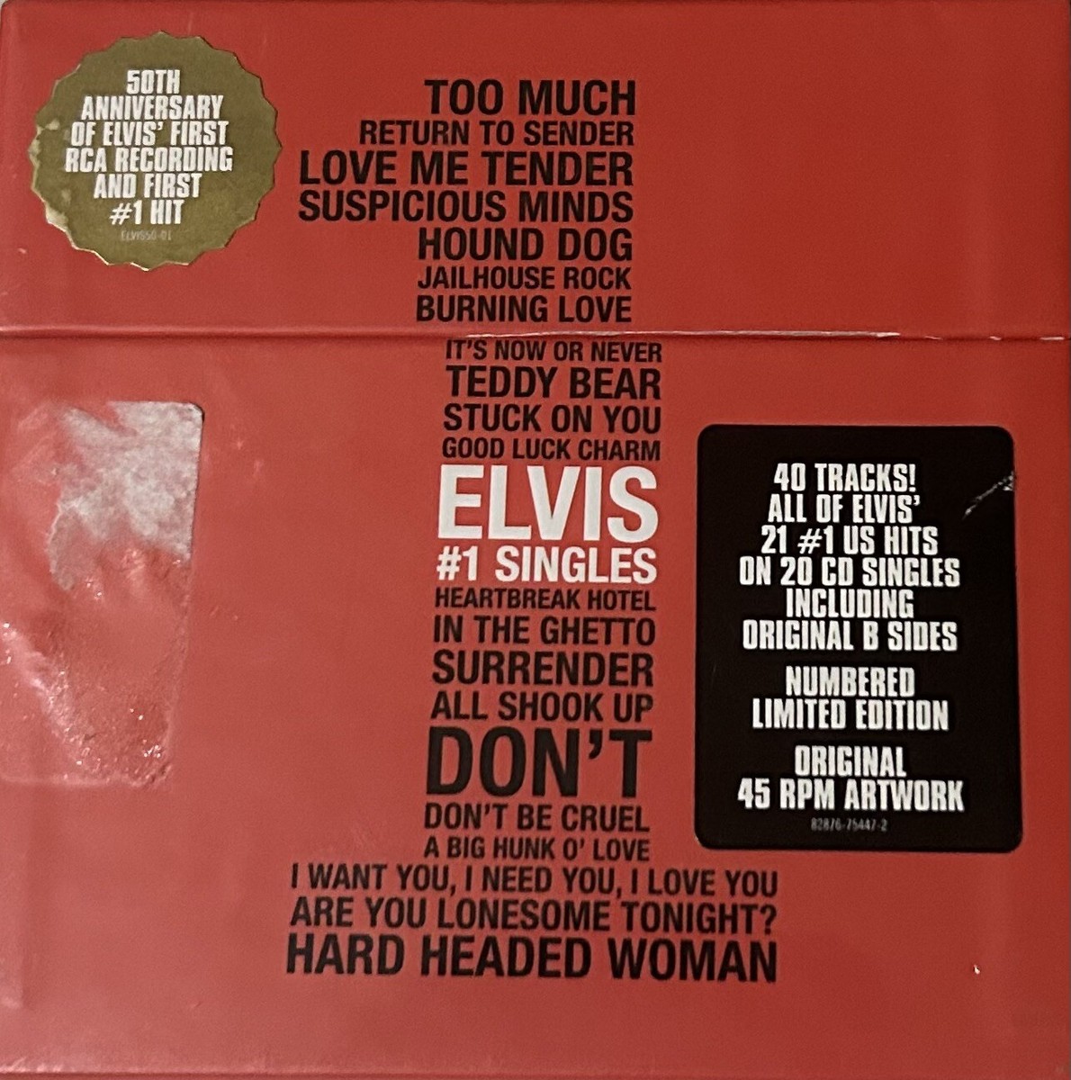 Elvis Presley Elvis #1 Singles Collector's Limited Edition Box