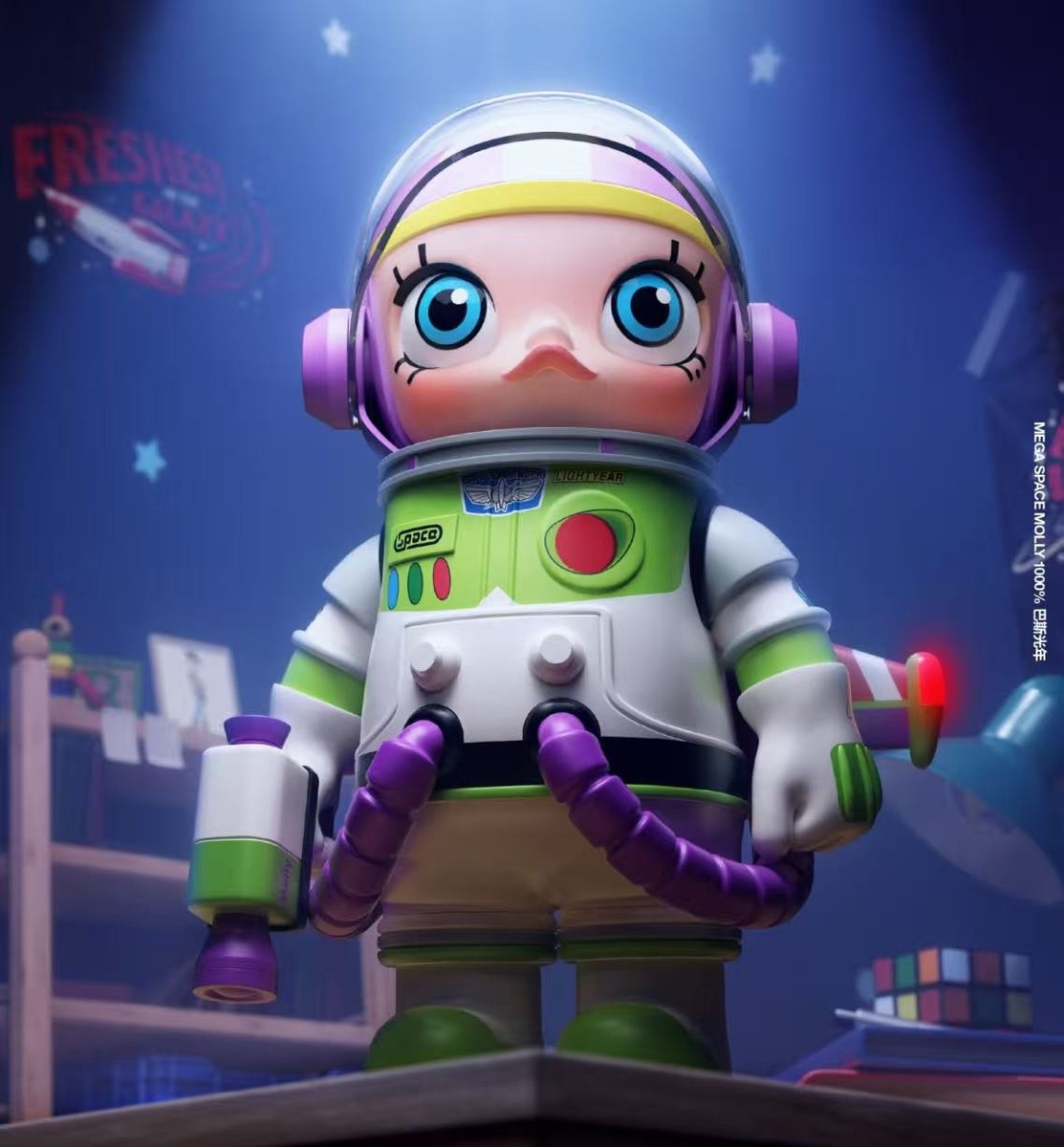 AUTHENTIC MEGA SPACE MOLLY 400% BUZZ LIGHTYEAR FIGURE GIFT HOT