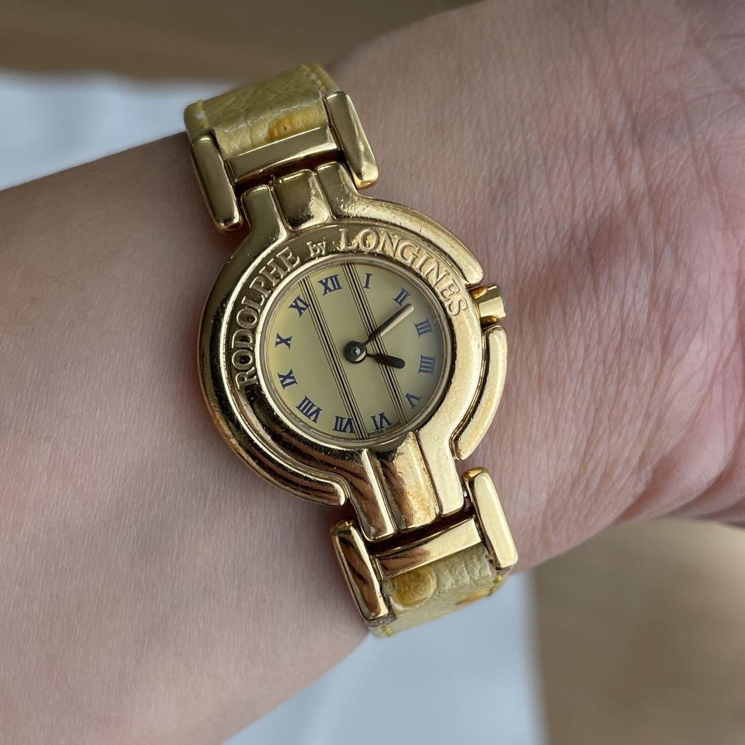 Longines RODOLPHE Women's Watch Vintage Elegant Fashion Gold Tone