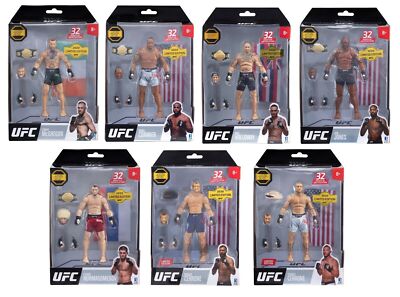 新品】UFC公式 マクレガー オマリー アデサニヤ フィギュア 3体セット