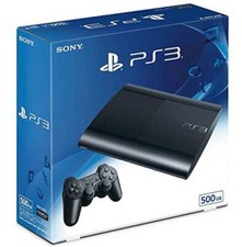 Sony PlayStation 3 500GB Charcoal Black Console System for sale