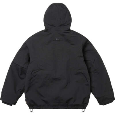Supreme GORE-TEX Stripe Hooded Jacket Black | eBay