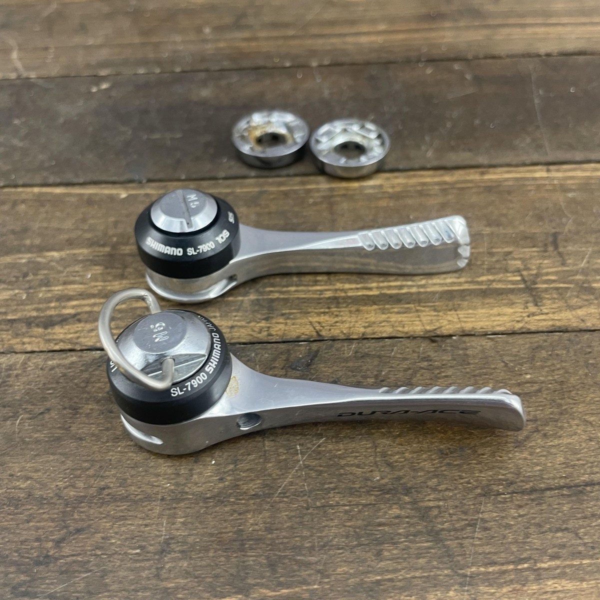 Vintage Shimano Dura-Ace SL-7900 Downtube Shifters 10 Speed Shift