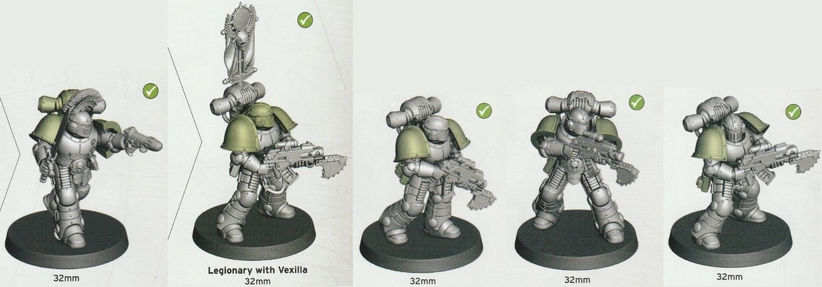 MkII Tactical Squad Legiones Astartes Horus Heresy Warhammer 30k