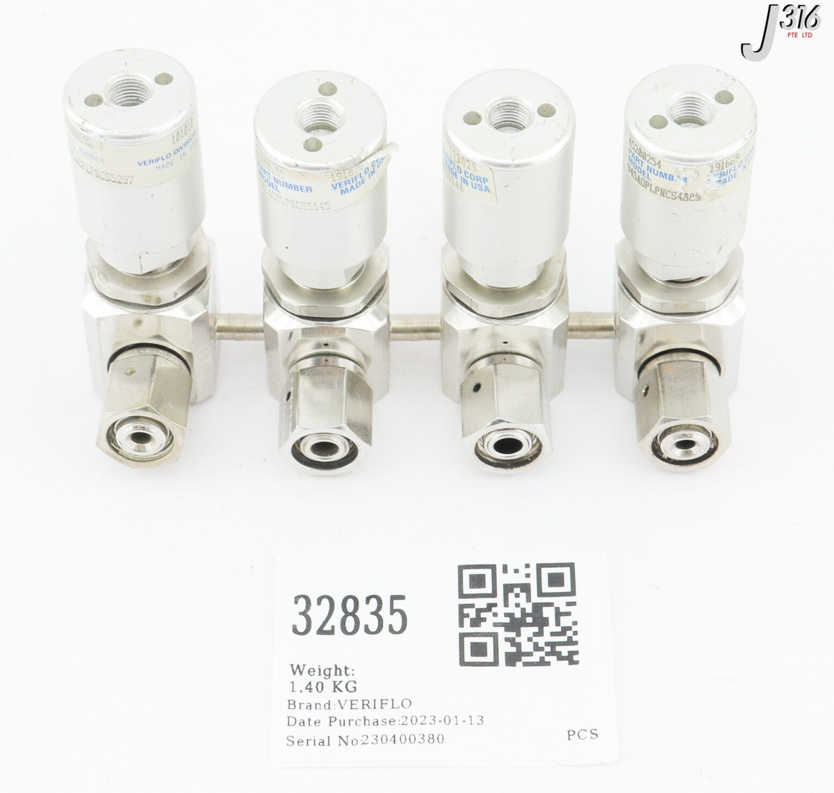 32835 VERIFLO WELDMENT, 4-VALVE MANIFOLD 945AOPLPNCS5297 | eBay