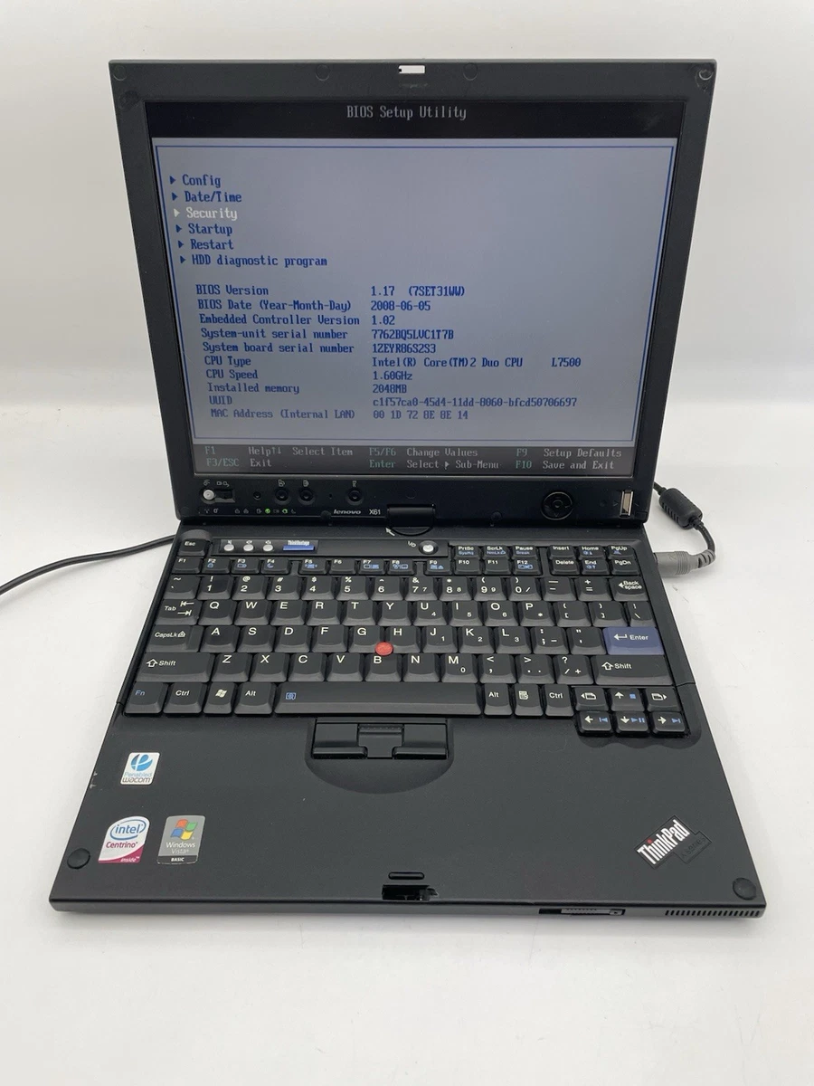 Lenovo ThinkPad X61 PC Laptops & Netbooks for Sale - Shop New