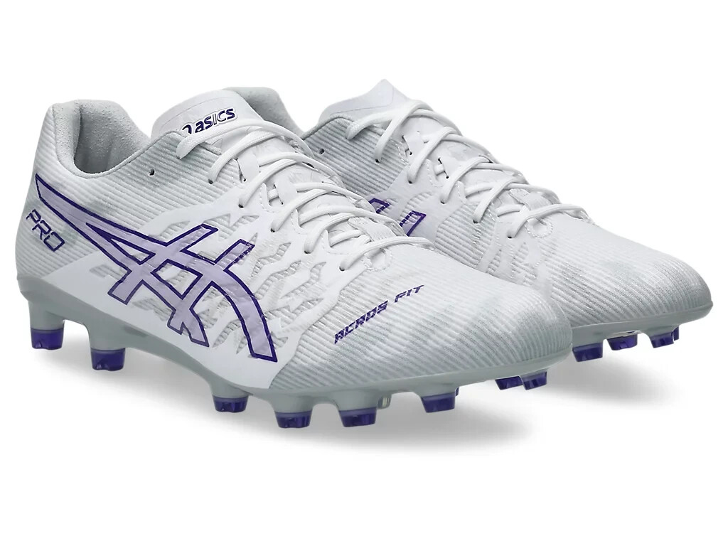 ASICS Soccer Shoes DS LIGHT ACROS PRO 3 White Purple 1101A071 US7