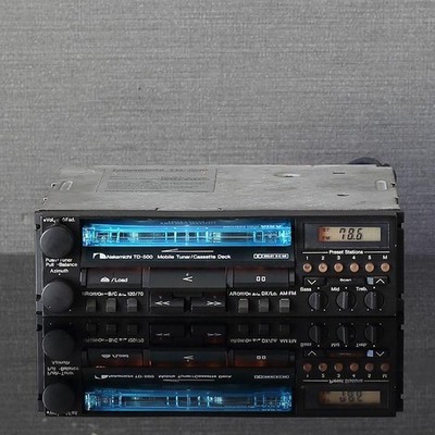 Rare Vintage Nakamichi TD-500 Mobile Tuner Cassette Deck Tested
