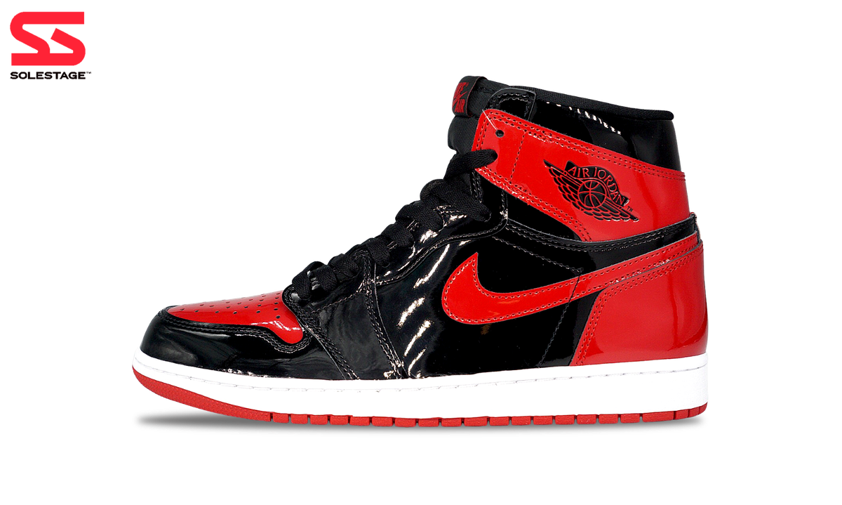 Nike Jordan 1 Retro High OG Patent Bred GS (575441-063) Grade