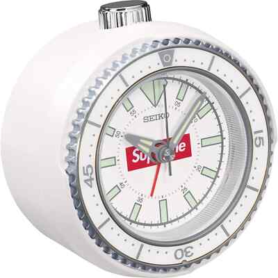 Supreme SEIKO MAI ALARM CLOCK White 25ss NEW Japan | eBay