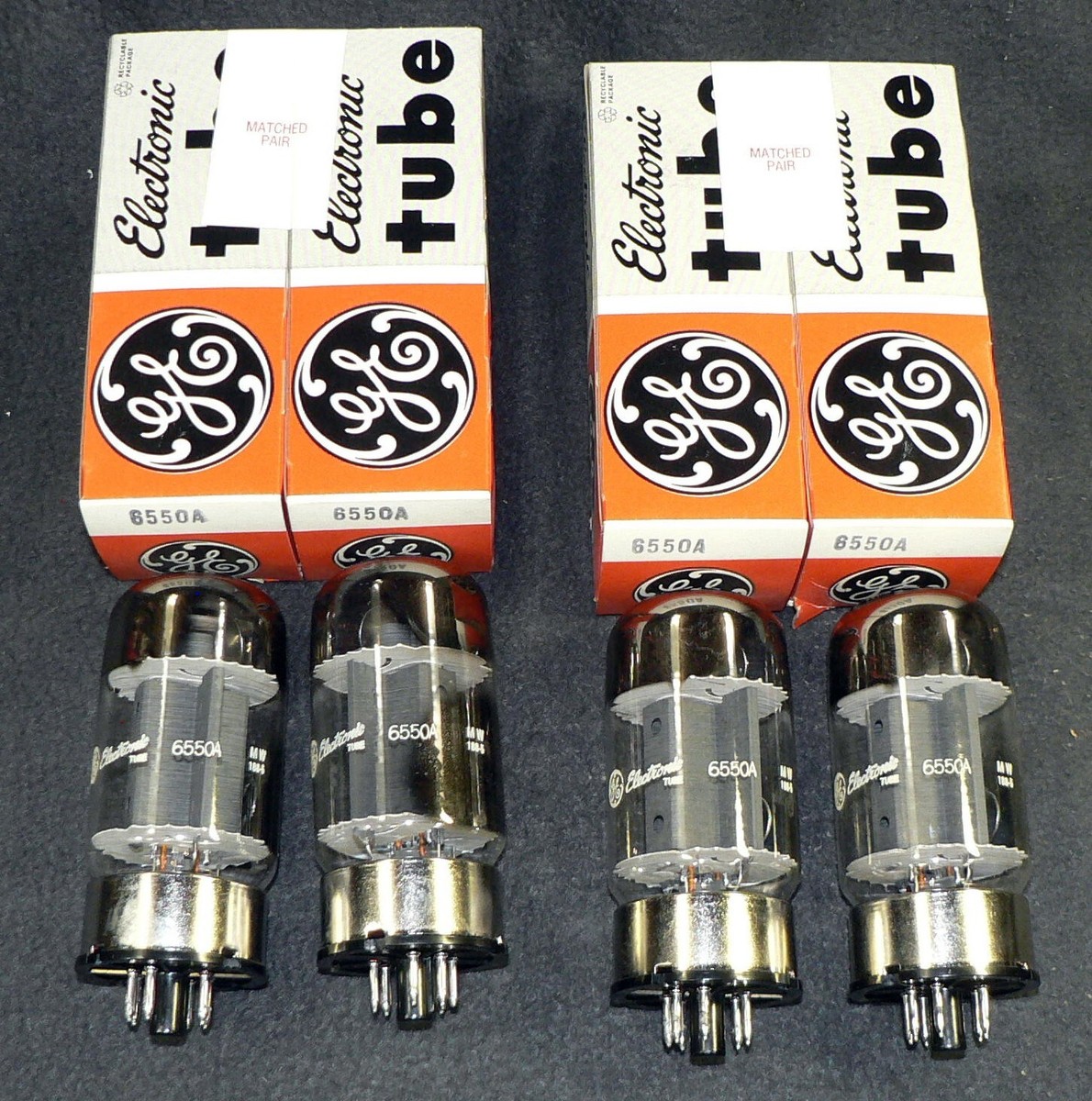 GENERAL ELECTRIC 6550A 真空管 2本 【公式通販】