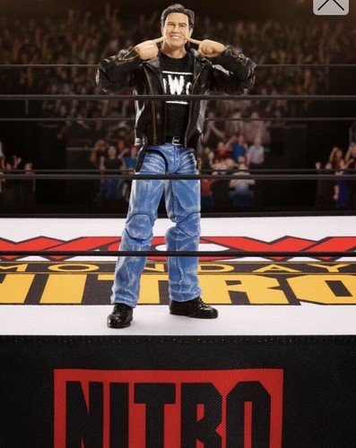 NEW) WWE Ultimate Edition WCW Monday Nitro Ring With Eric Bishoff