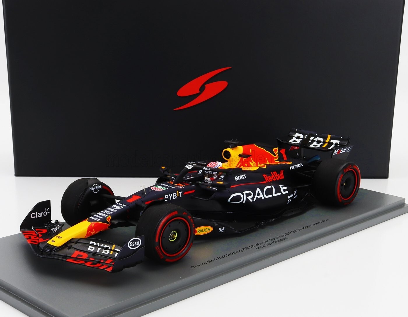 Spark RED BULL F1 RB19 WORLD CHAMPION WINNER SPAIN GP 2023