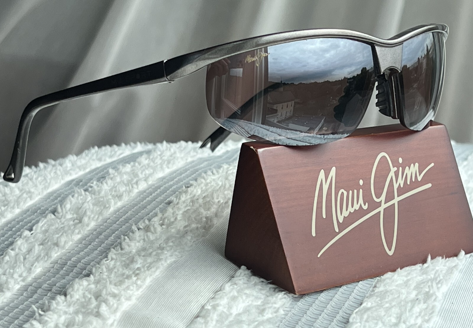 Maui Jim Sunset MJ 402 14 Gunmetal Metallic Frame + Maui Rose