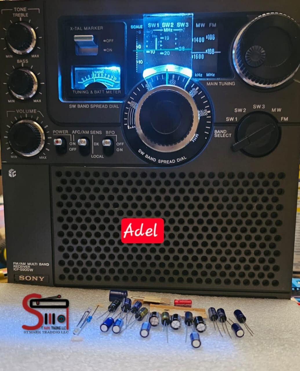 Sony ICF-5900W Repair & Upgrade Kit 22 PCs Made In Japan + Service