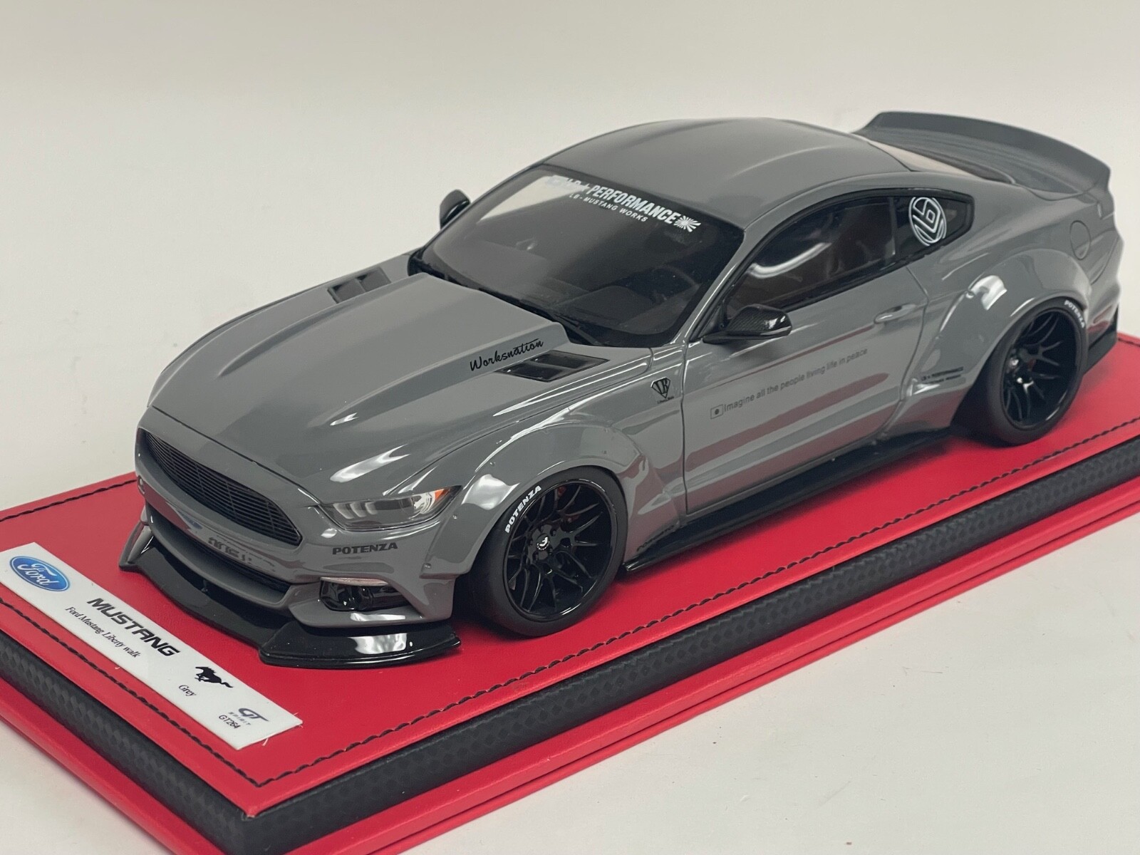 1/18 GT Spirit Ford Mustang Liberty Walk LB in Grey GT264 on