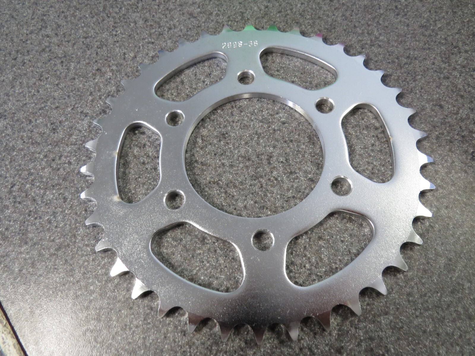NOS 38T Rear Steel Sprocket Fits: Kawasaki 1984-86 ZX550 289S-38