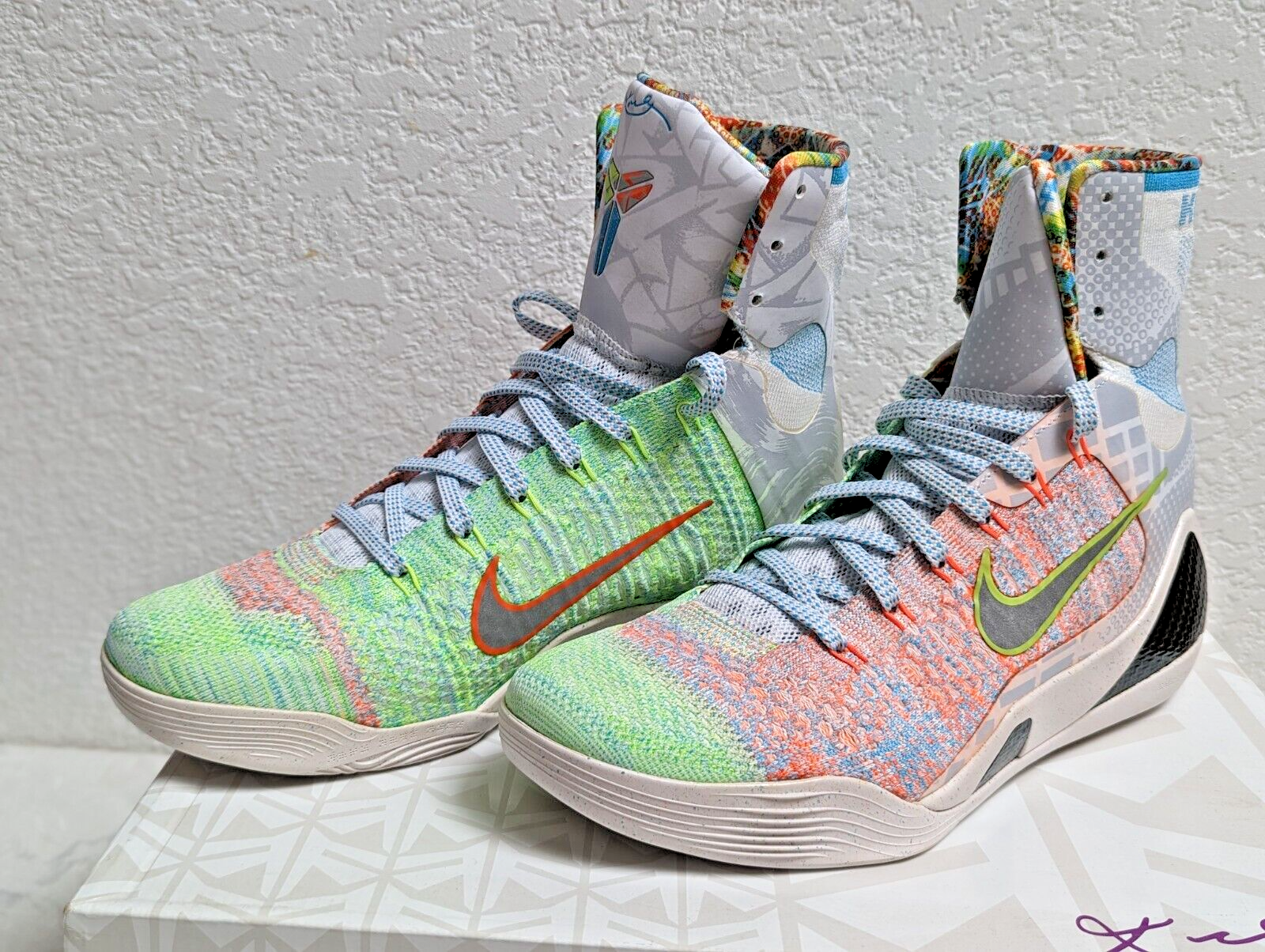 Nike Zoom Kobe IX Elite Premium SZ 9 What The Bryant WTK Mamba Day