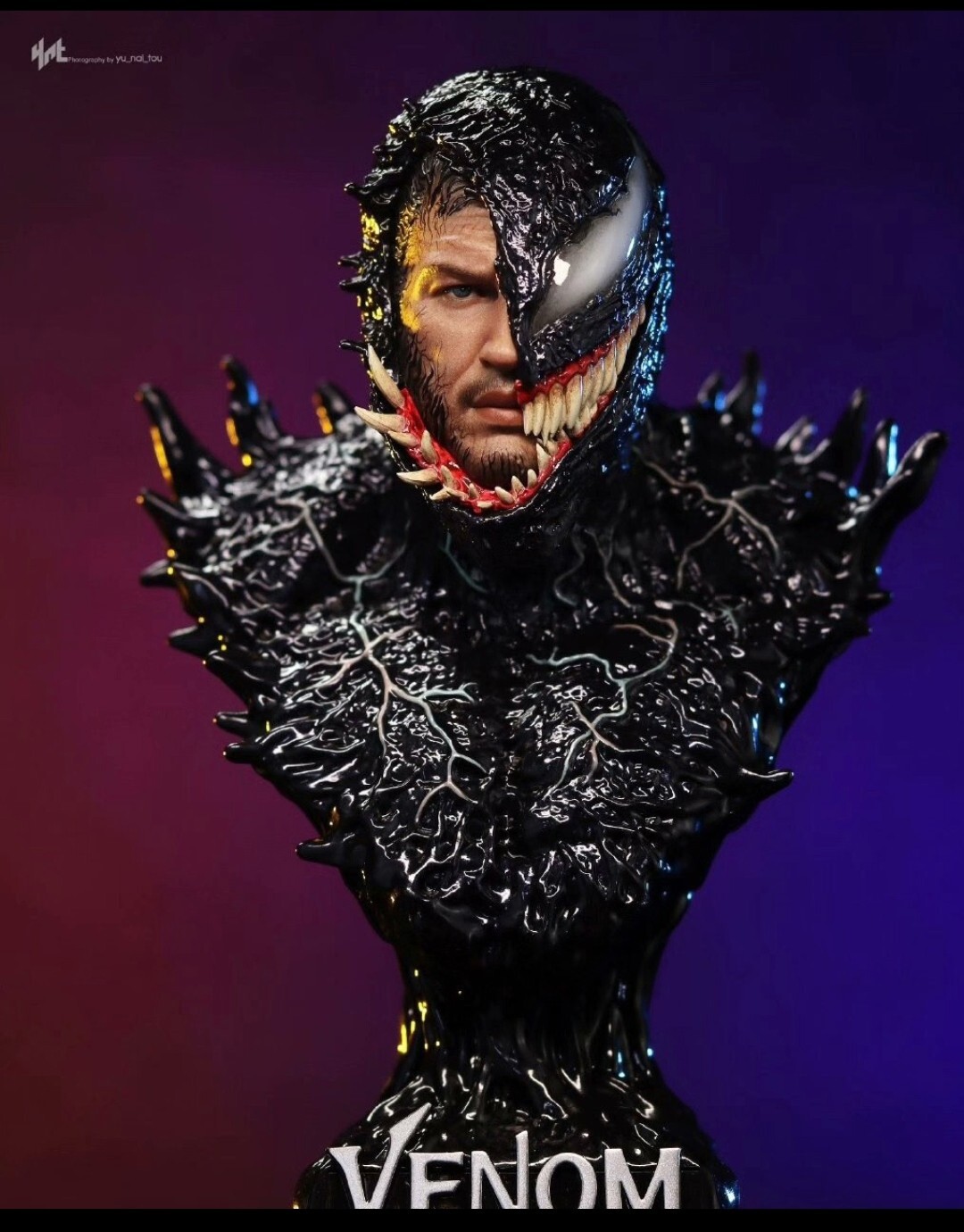 1/6 Carnage Hot Toys Venom Venomized Eddie Brock Bust Figure