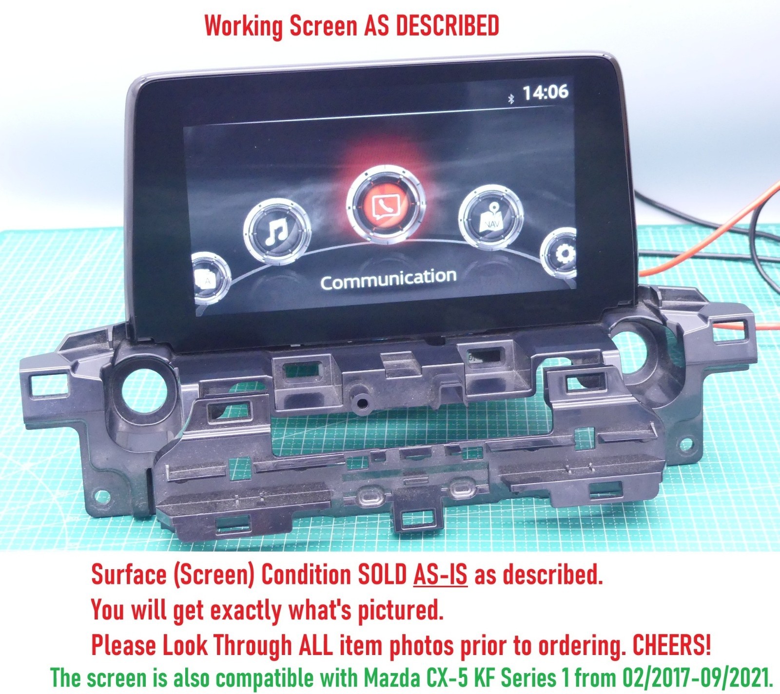 2021-2025 Mazda CX-5 CX5 KF Navigation Display Screen 8 INCH