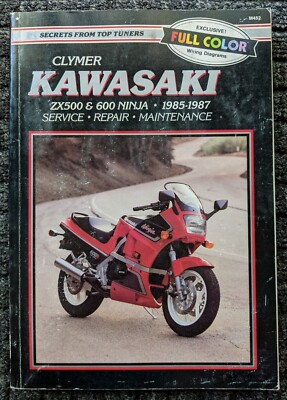 1985-1987 KAWASAKI ZX500 & ZX600 NINJA MOTORCYCLE SERVICE MANUAL
