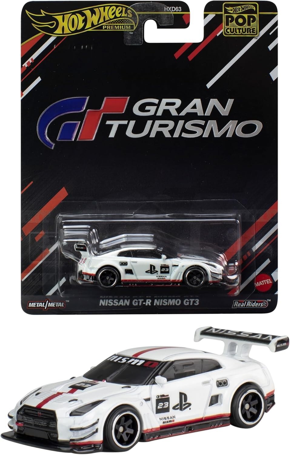 New Hot Wheels HVJ34 Pop Culture Gran Turismo - Nissan GT-R NISMO