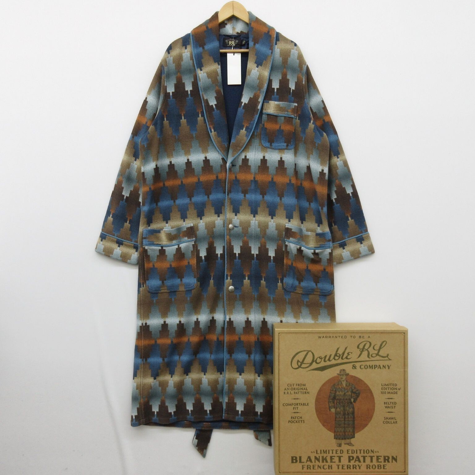 Ralph Lauren RRL Limited Edition French Terry Southwestern Blanket