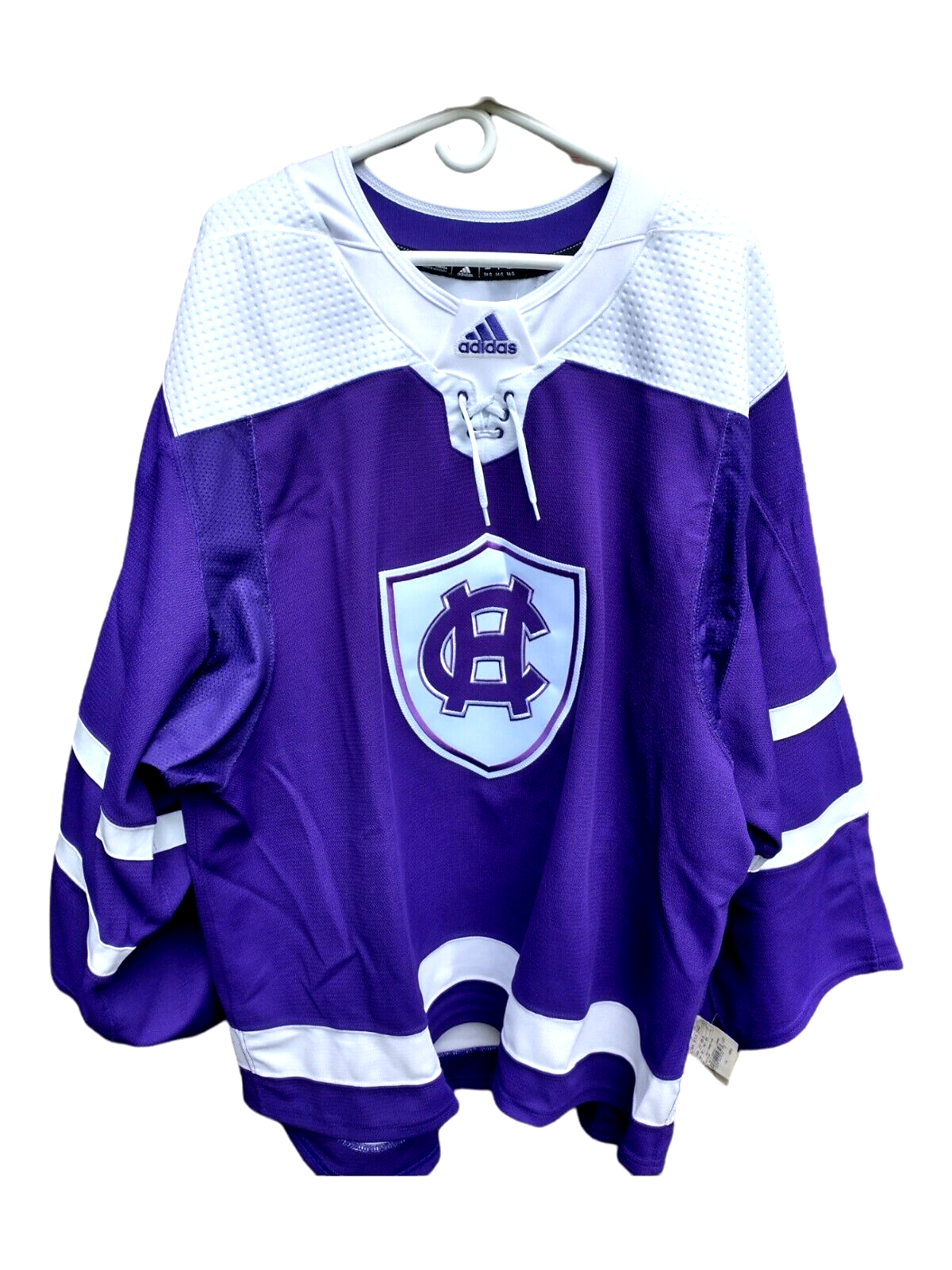 Holy Cross Crusaders Auth Adidas Hockey Jersey Goalie Multi Sizes