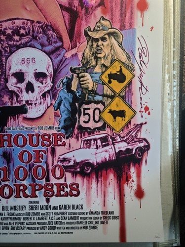 House Of 1000 Corpses Rockin Jelly Bean 22x36 Screenprint Art