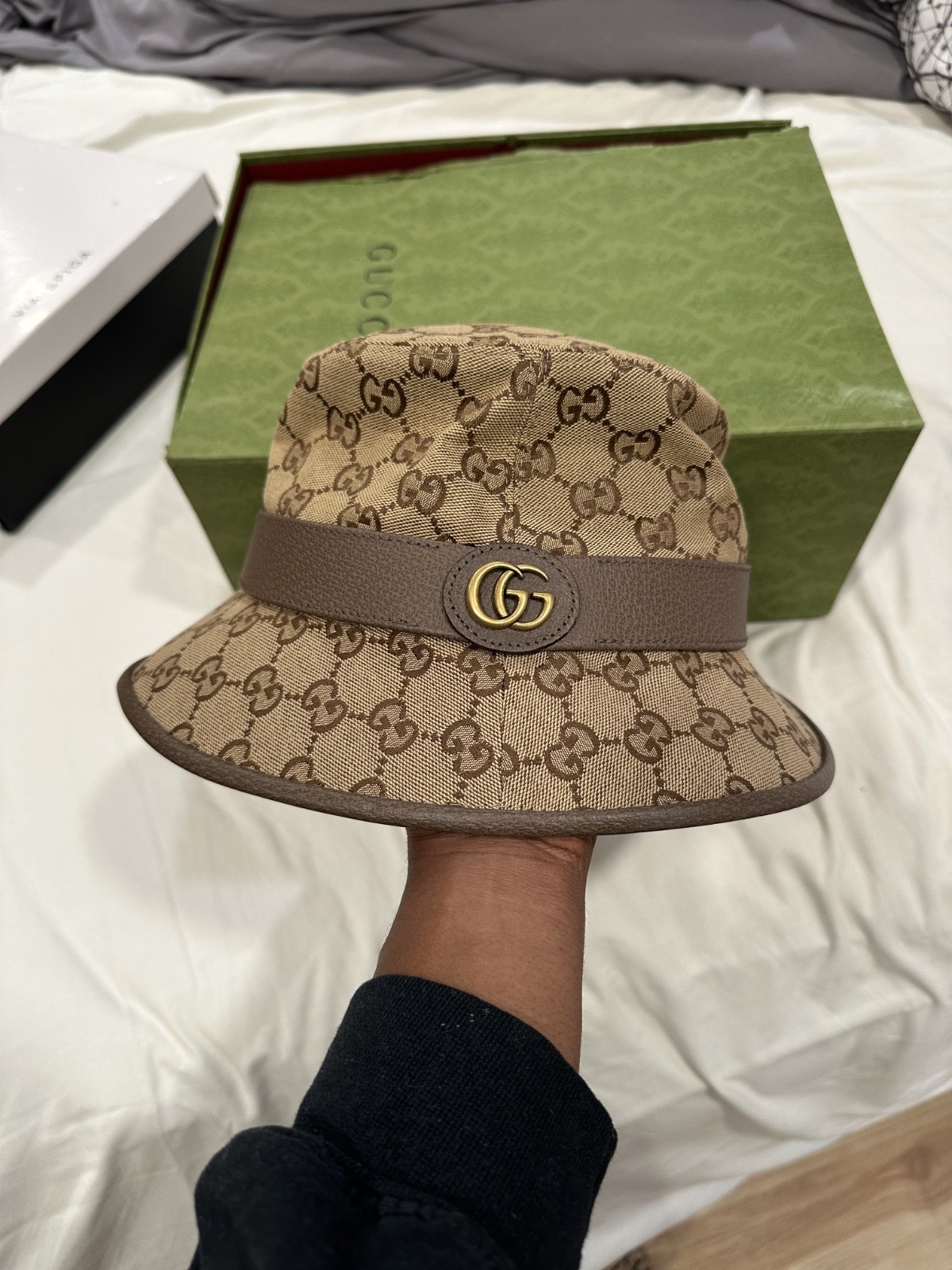 Gucci GG canvas bucket hat XL | eBay
