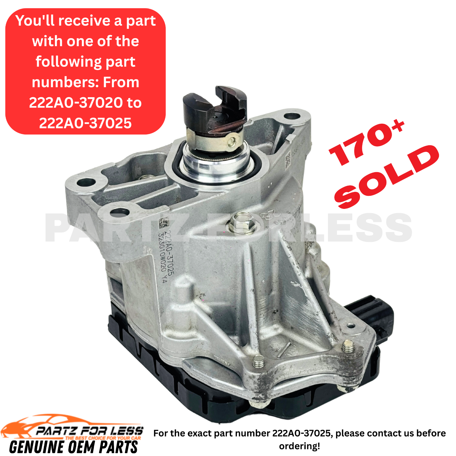 222A0-37025 TOYOTA GENUINE 1ZR-FE 2ZR-FE 3ZR-FE VARIABLE VALVE