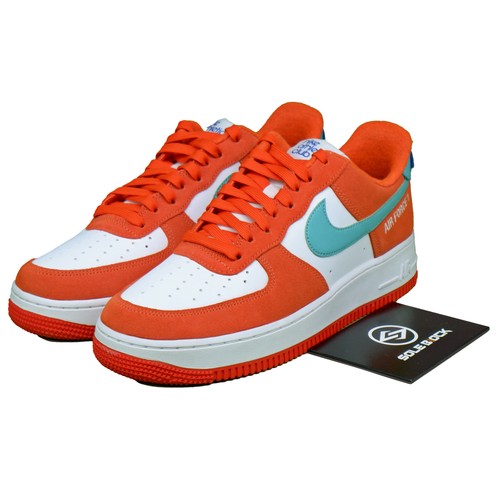 Nike Air Force 1 07 LV8 Athletic Club - Rush Orange Washed Teal