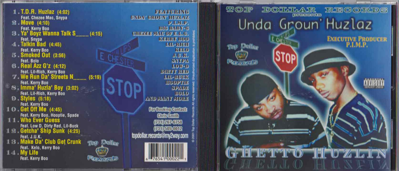 Unda Groun Huzlaz - Ghetto Huzlin Memphis Tennessee Rap G-Funk