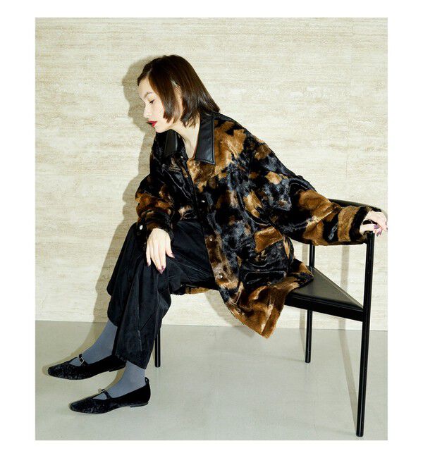 RBS / フェイクファー ステンカラー コート（Ray BEAMS ）｜ルミネの