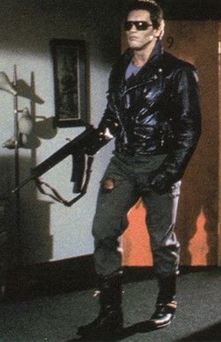 The Terminator: Arnie's Leather Jacket and Gargoyle Sunglasses