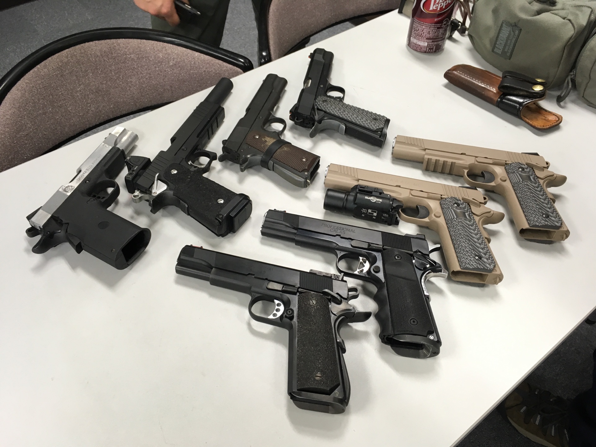 シューティングレンジで、箱出し状態の東京マルイ M45A1を撃ってきた