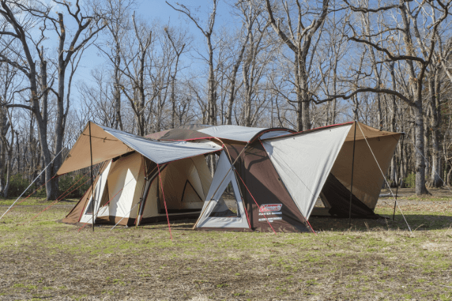 キャンプ初心者でも大丈夫！コールマン4Sワイド2ルームコクーンⅢ