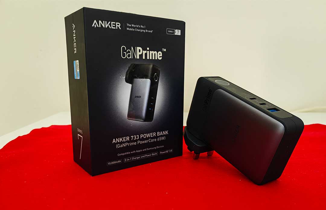 Review of Anker 733 GaNPrime PowerCore 65W (Power Bank) Charger