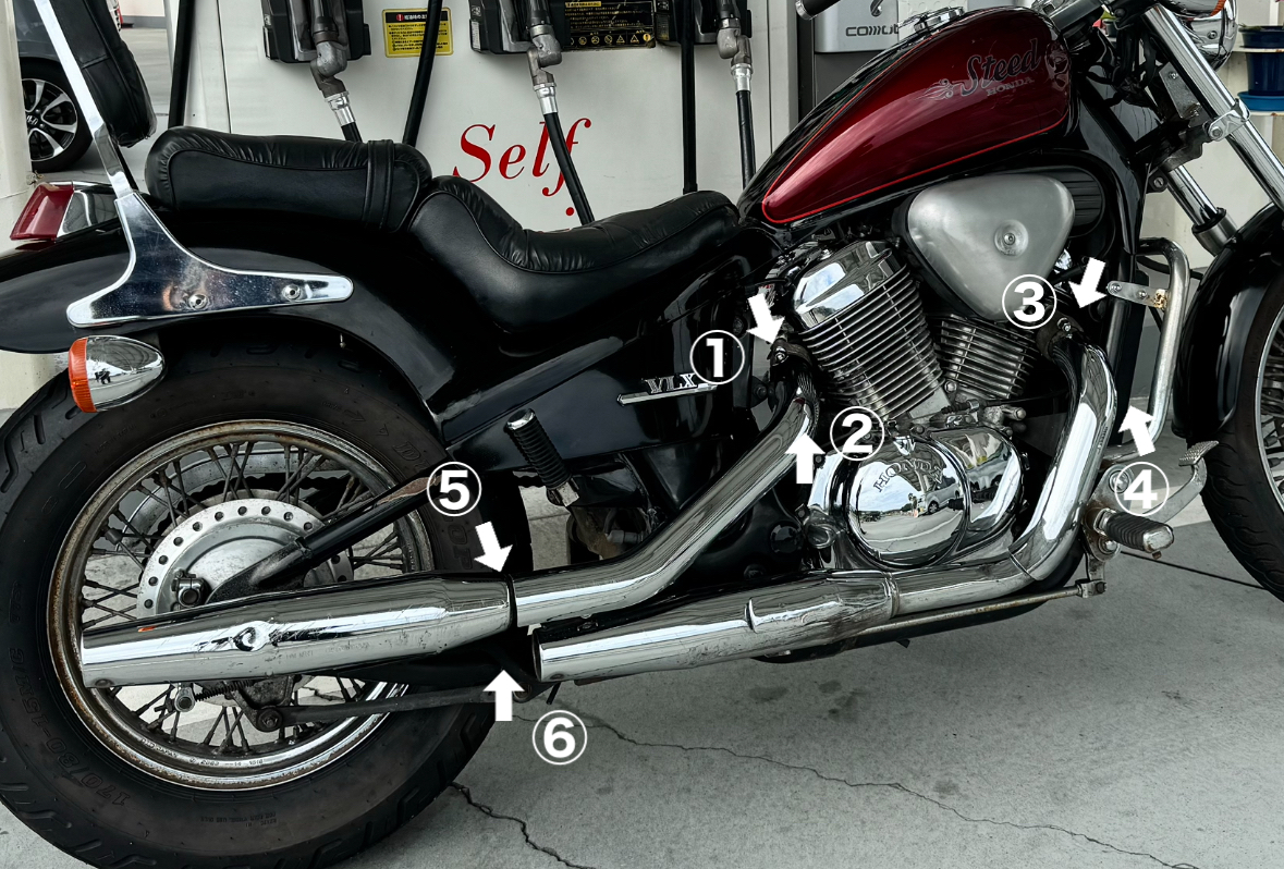 スティードのマフラー交換｜令和にスティードのマフラー交換は意外と